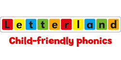 Child-friendly phonics logo