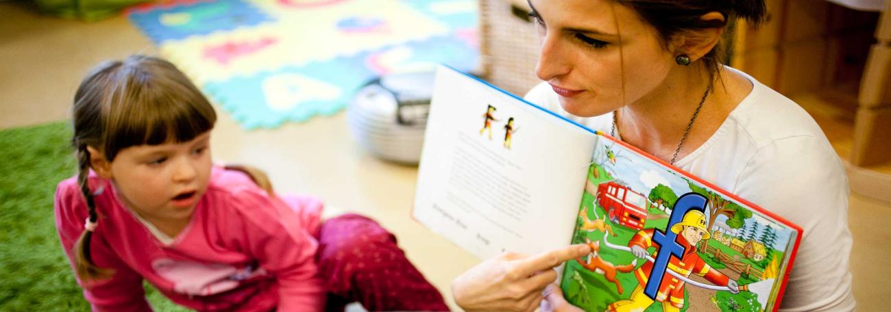 Staff in classroom on The international Preschool