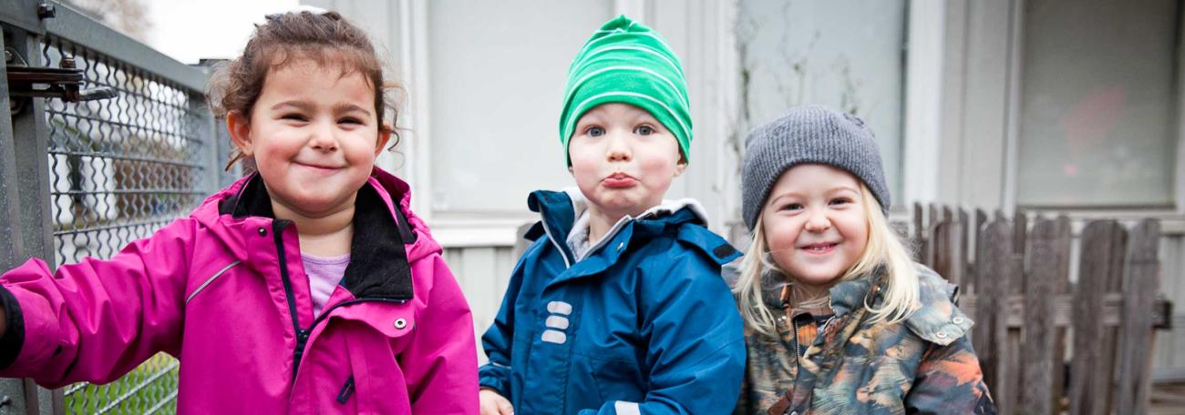 Barn på The international Preschool