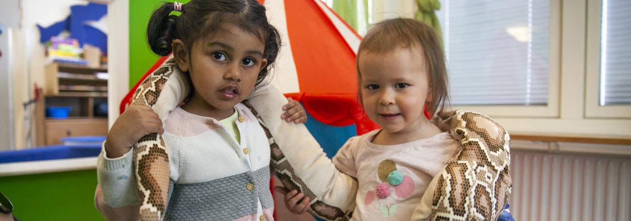 Kids at the internationalpreschol